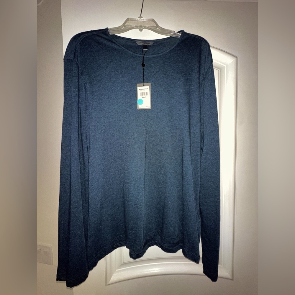 John Varvatos Long Sleeve Crewneck Top – Size L – NWT